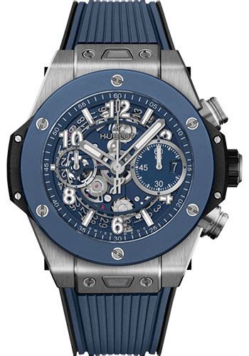 hublot unico titanium blue price|Hublot watch price list.